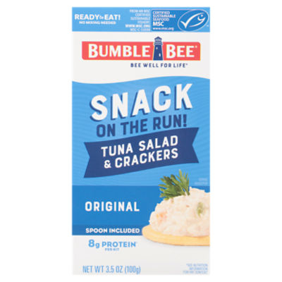 Bumble Bee Snack on the Run! Tuna Salad with Crackers Kit 3.5 oz. Box -  Price Rite