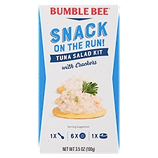 Bumble Bee Snack on the Run! Tuna Salad with Crackers Kit, 3.5 Ounce