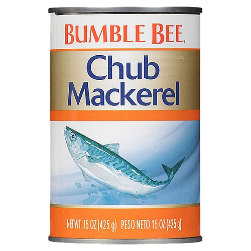 Bumble Bee Chub Mackerel 15 oz. Can
Like a larger sardine with a distinct flavor that's all its own, chub mackerel is the mack daddy for hot dishes, like casseroles. We pack two to five in each can.