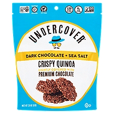 Undercover Dark Chocolate + Sea Salt, Crispy Quinoa, 2 Ounce