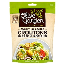 Olive Garden Croutons, Signature Recipe Garlic & Romano, 5 Ounce