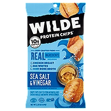 Wilde Sea Salt & Vinegar Protein Chips, 2.25 oz