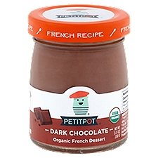 Petitpot Dark Chocolate Organic French Dessert, 3.5 oz