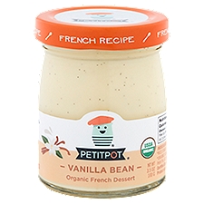Petitpot Vanilla Bean Organic, French Dessert, 3.5 Ounce