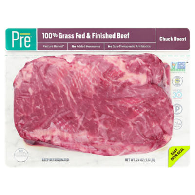 Pre Chuck Roast 100% Grass-Fed & Finished Beef, 24 oz