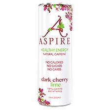 Aspire Dark Cherry Lime Healthy Energy Drink, 12 oz