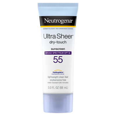 Neutrogena Ultra Sheer Dry-Touch Broad Spectrum Sunscreen, SPF 55, 3.0 fl oz, 3 Fluid ounce