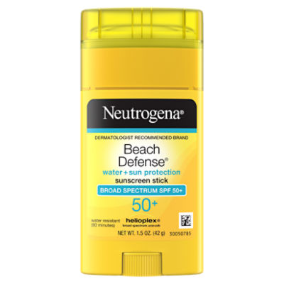 Neutrogena Beach Defense Broad Spectrum Sunscreen, SPF 50+, 1.5 oz