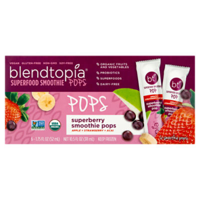 Blendtopia Prepackaged Frozen Smoothie Kits