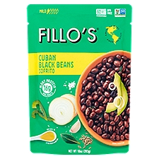 Fillo's Mild Cuban Black Beans Sofrito, 10 oz