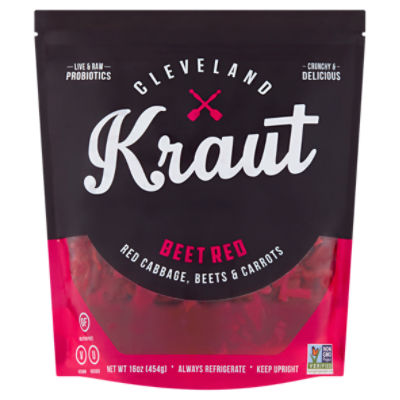 Cleveland Kraut Beet Red Sauerkaut, 16 oz