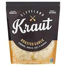 Cleveland Kraut Roasted Garlic Sauerkraut, 16 Ounce