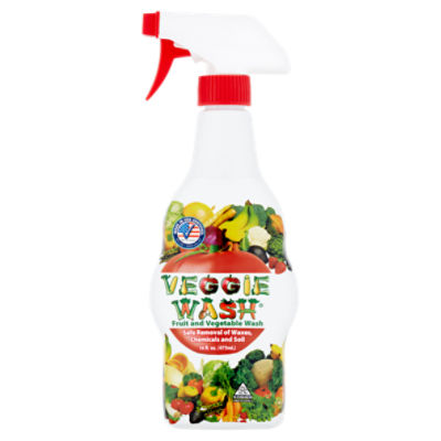 Veggie Wash Fruit & Vegetable Wash, Produce Wash and Cleaner, 16-Fluid Ounce