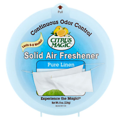 Citrus Magic Pure Linen Solid Air Freshener, 8 oz