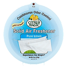 Citrus Magic Pure Linen, Solid Air Freshener, 8 Ounce