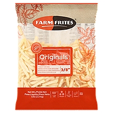 Farm Frites Originals 3/8" Straight Cut French Fries, 5 lb