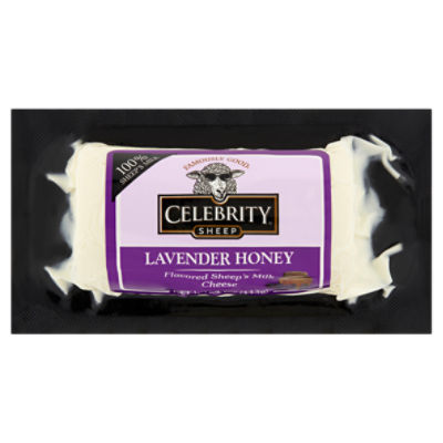 Famously Good Celebrity Sheep Lavender Honey Flavored Sheep's Milk Cheese, 4 oz