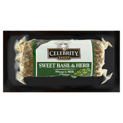 Famously Good Celebrity Sheep Sweet Basil & Herb Sheep's Milk Cheese, 4 oz