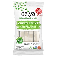 Daiya Mozzarella Style Deluxe Cheeze Sticks, 6 ct, 4.65 Ounce
