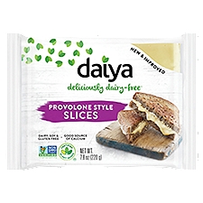 Daiya Provolone Style Cheese Slices, 7.8 oz, 7.8 Ounce