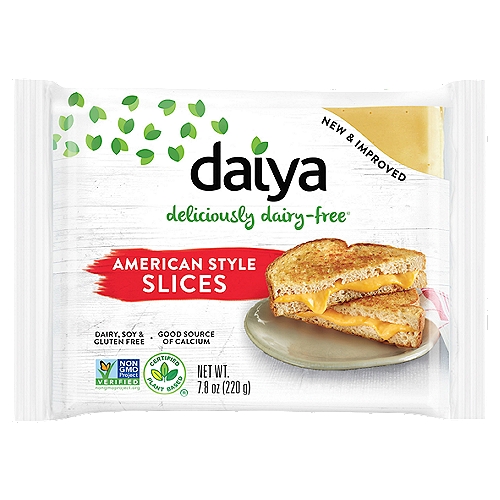 Daiya American Style Slices, 7.8 oz
Deliciously dairy-free®