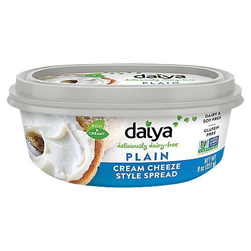 Daiya Plain Plant Based Cream Cheeze, 8 oz
Deliciously Dairy-Free®