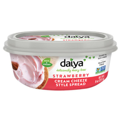 Daiya Strawberry Plant Based Cream Cheeze, 8 oz