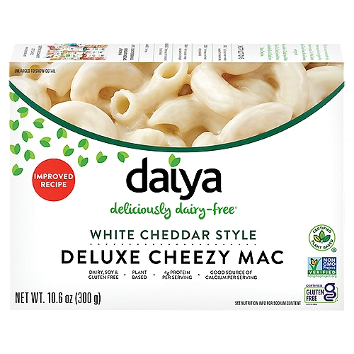 Daiya White Cheddar Style Deluxe Cheezy Mac, 10.6 oz