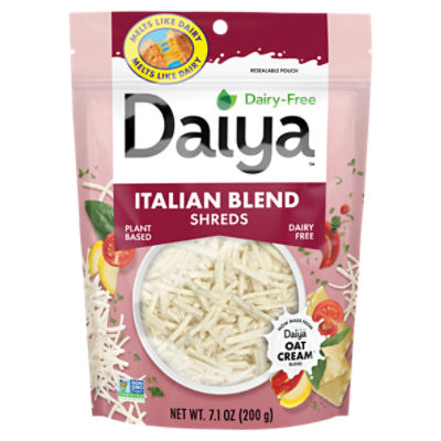 Daiya Dairy-Free Italian Blend Shreds, 7.1 oz