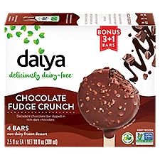 Daiya Non-Dairy Frozen Dessert Chocolate Fudge Crunch, 10 Fluid ounce