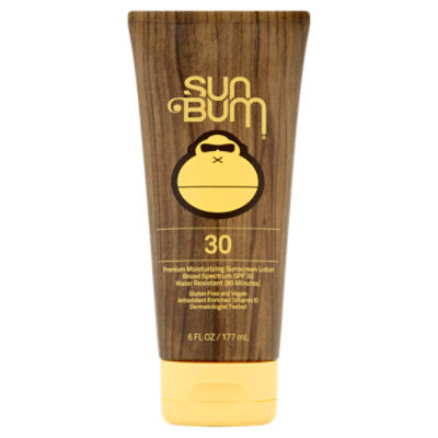Sun Bum Premium Moisturizing Broad Spectrum Sunscreen Lotion, SPF 30, 6 fl oz