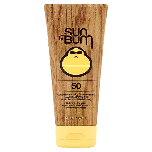 Sun Bum Broad Spectrum Premium Moisturizing Sunscreen Lotion, SPF 50, 6 fl oz