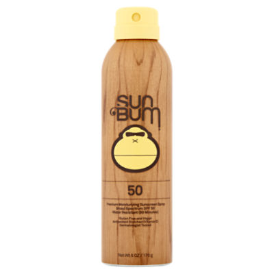 Sun Bum Broad Spectrum Premium Moisturizing Sunscreen Spray, SPF 50, 6 oz