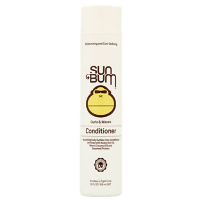 Sun Bum Curls & Waves Conditioner, 10 fl oz