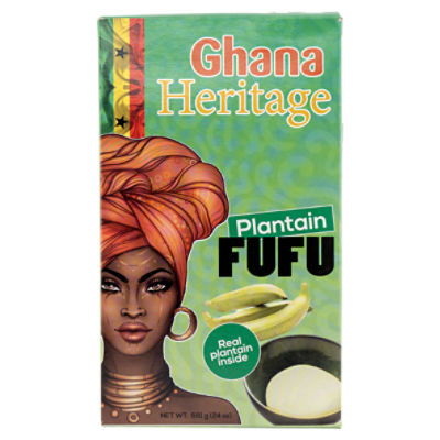 Ghana Heritage Plantain Fufu, 24 oz