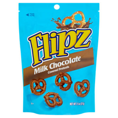 Flipz Milk Chocolate Covered Pretzels, 7.5 oz
