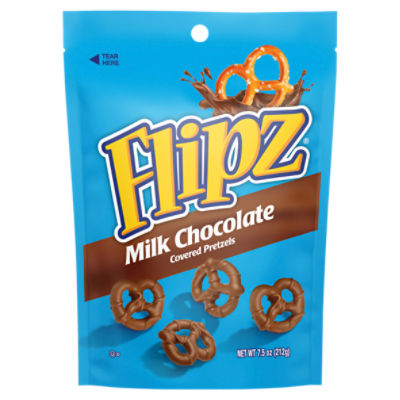 Flipz Milk Chocolate Covered Pretzels, 7.5 oz
