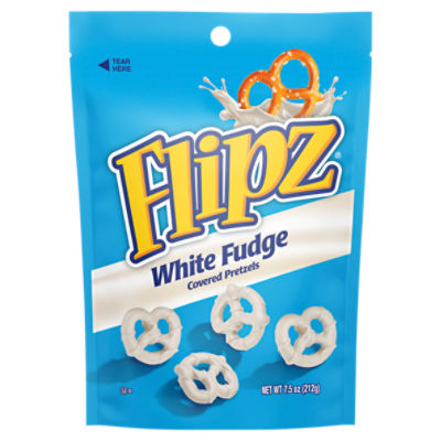 Flipz White Fudge Covered Pretzels, 7.5 oz