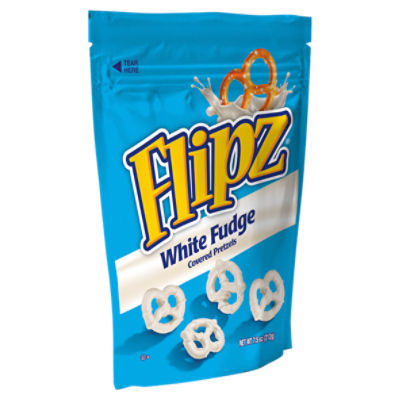 Flipz White Fudge Covered, Pretzels