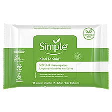 Simple Kind to Skin Cleansing Wipes Micellar 25 Wipes