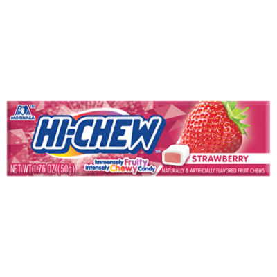 Morinaga Hi-Chew Strawberry Fruit Chews, 1.76 oz