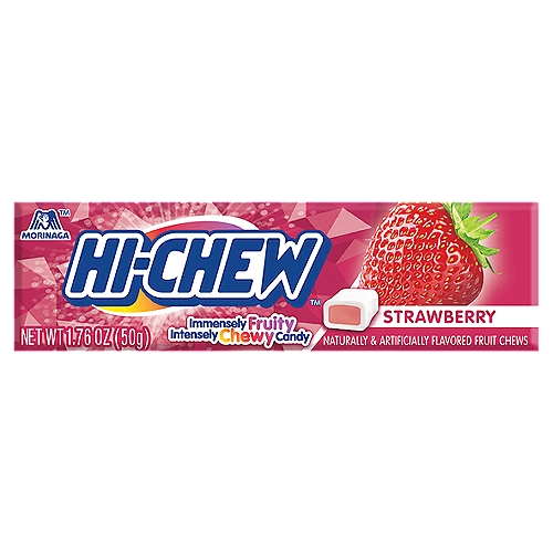 Morinaga Hi-Chew Strawberry Fruit Chews, 1.76 oz