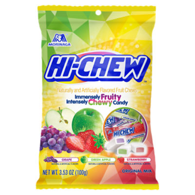 Morinaga Hi-Chew Original Mix Fruit Chews, 3.53 oz