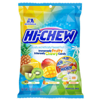 Morinaga Hi-Chew Tropical Mix Fruit Chews, 3.53 oz
