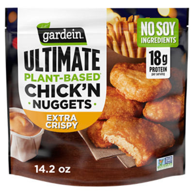 Gardein Ultimate Extra Crispy Plant-Based Chick'n Nuggets, 14.2 oz