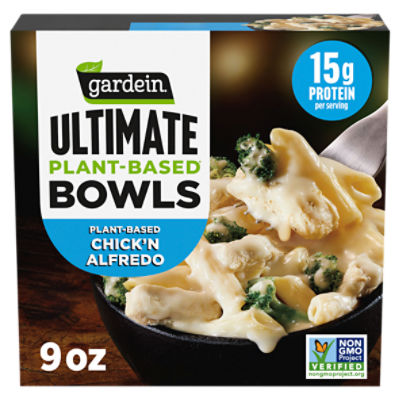 Gardein Ultimate Plant-Based Chick'n Alfredo Bowls, 9 oz