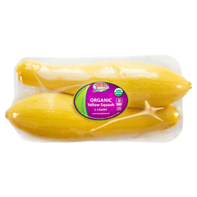 Pero Family Farms Organic Yellow Squash, 2 count
