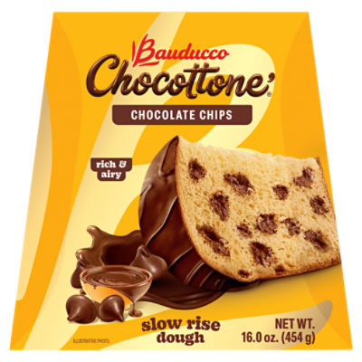 Bauducco Chocottone Chocolate Chips Slow Rise Dough, 16.0 oz