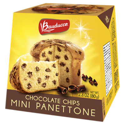 Bauducco Chocolate Chips Mini Panettone, 2.8 oz
