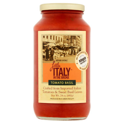 Little Italy in the Bronx Tomato Basil Sauce, 24 oz